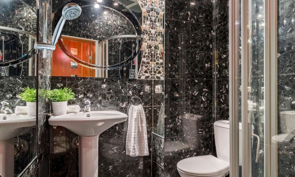 What is a marble shower?