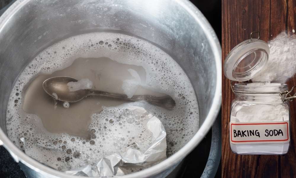 In a Bowl, Mix Baking Soda And Hot Water Solution