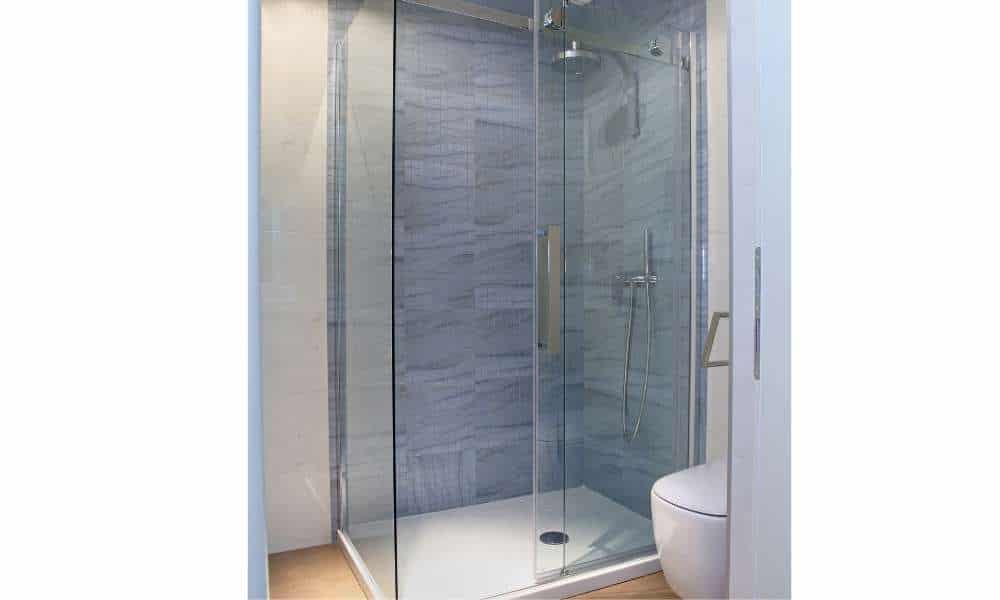 What is a fiberglass shower?