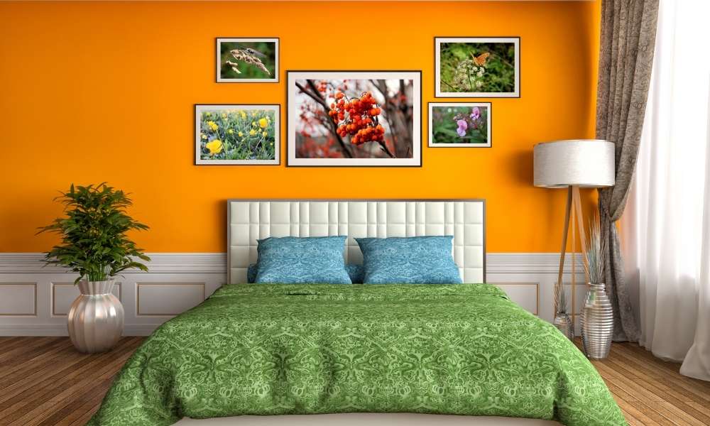 Orange Bedroom Flooring