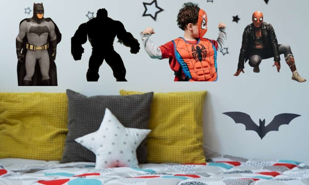 Superhero Bedroom Wall