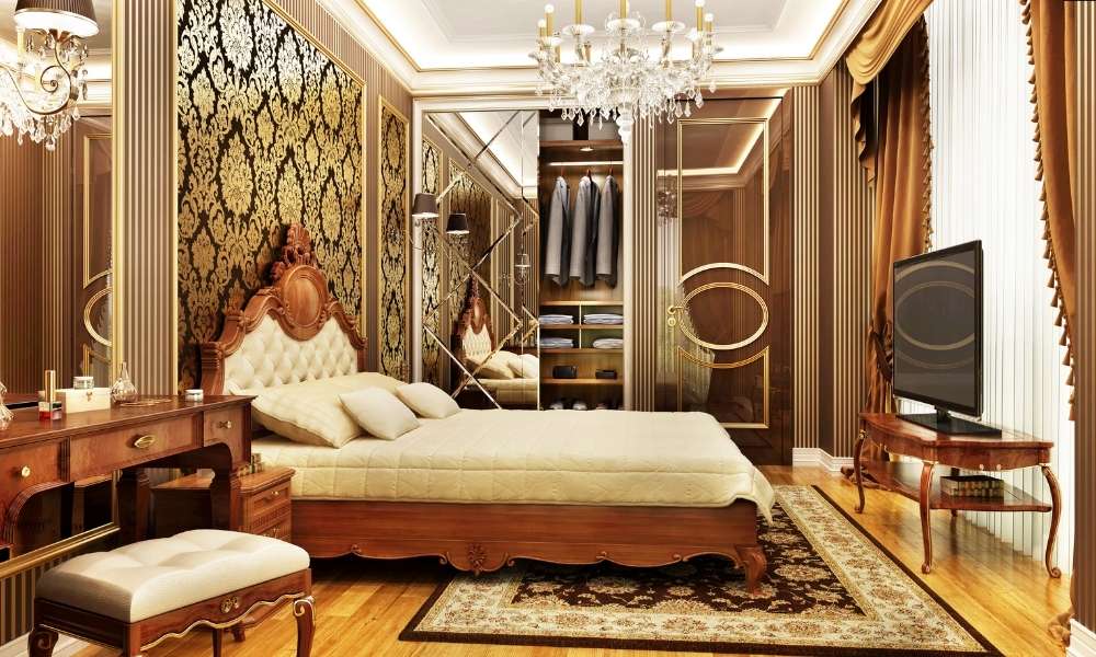 Why Gold bedroom?