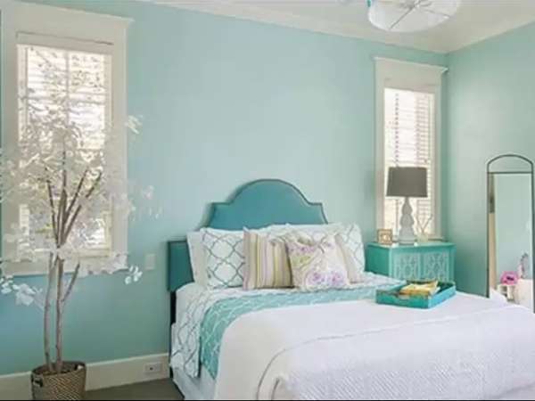 Add Plants to The Gray And Turquoise Bedroom