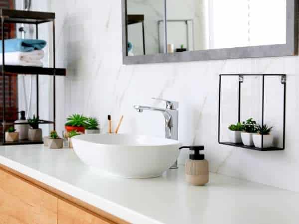 Bathroom Counter Decorating Convenience