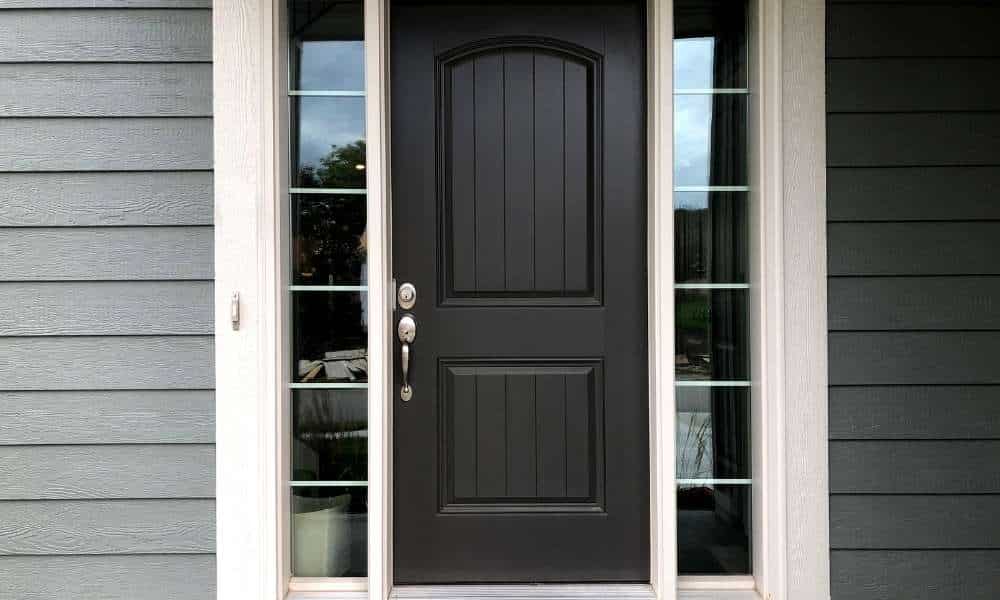 Black Painting Bedroom Door