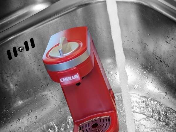 Rinse The Coffee Maker With Clean Water