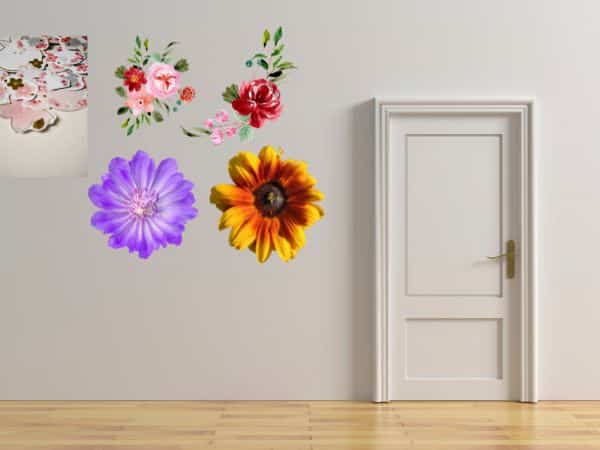 Use of Wall Stickers in decorate door