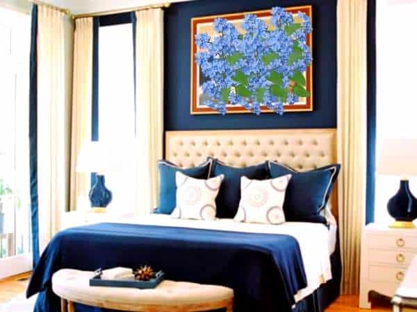 What is The Gold And Blue Bedroom?