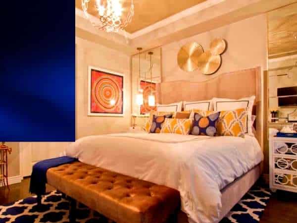 Why Gold And Blue Bedroom