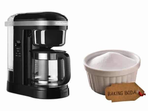 Clean The Coffee Maker With Baking Soda