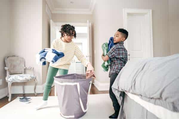 Creative Ways to Hide a Laundry Basket in Your Bedroom