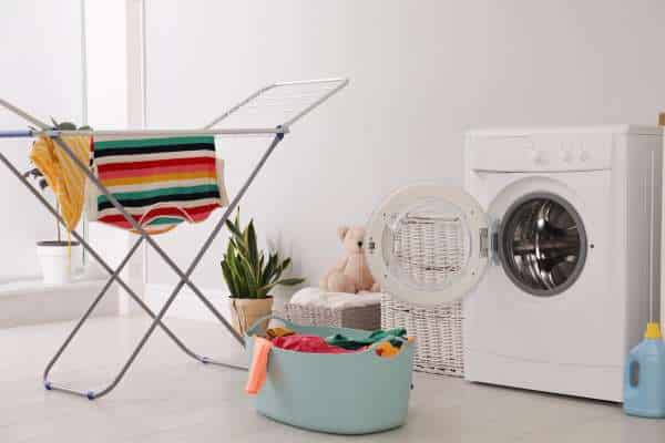 Drying the Fabric Laundry Basket