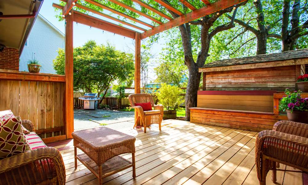 How To Build A Pergola Off The House