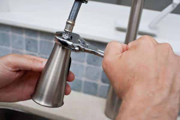 Accessing the Loose Faucet Components