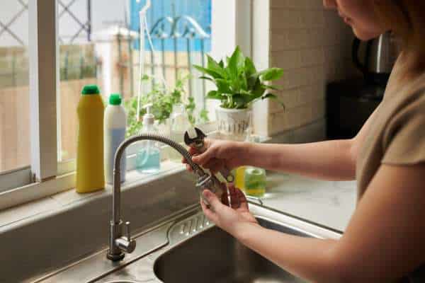 Removing the Faucet After Nut Removal