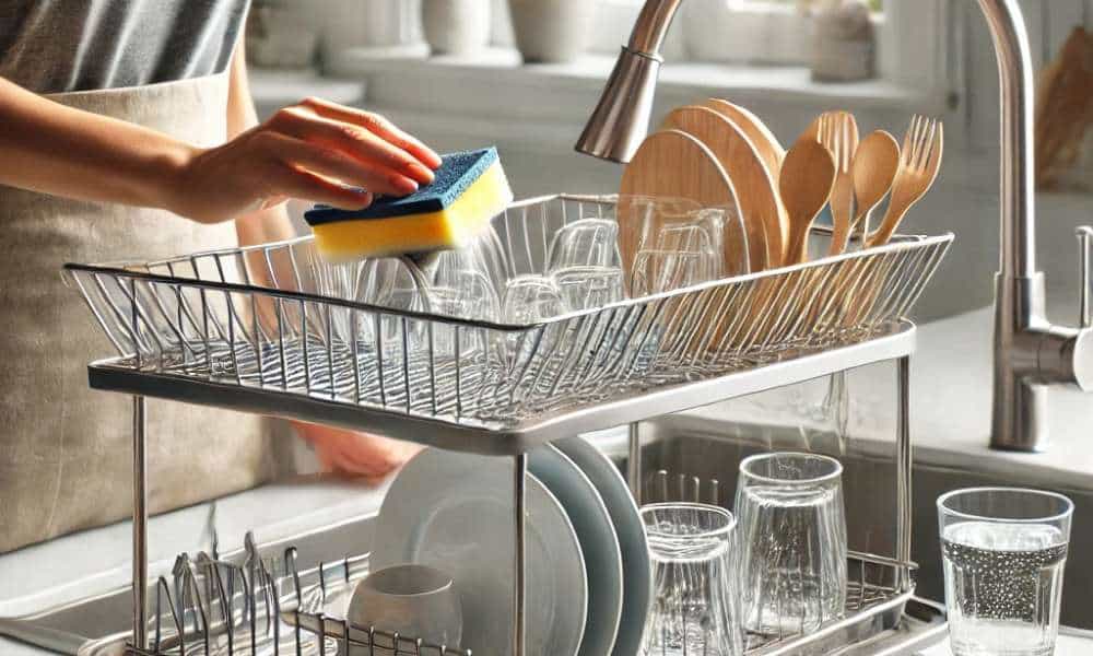 How To Clean Dish Drying Rack