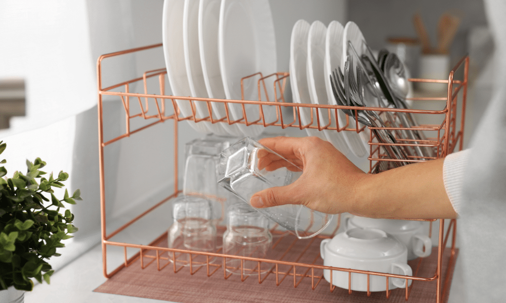 Where To Put Dish Drying Rack